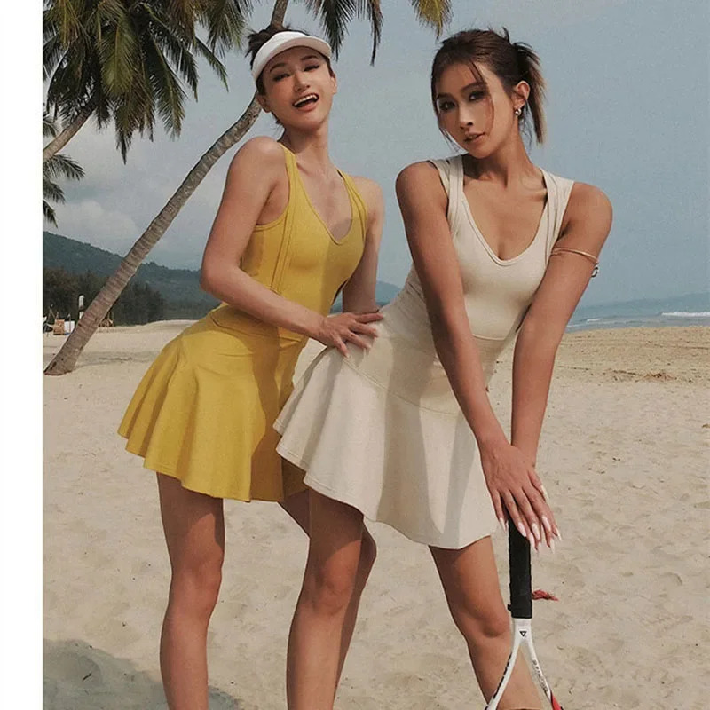Badminton Anime - Tennis Dress Female Sleeveless Sport Suits