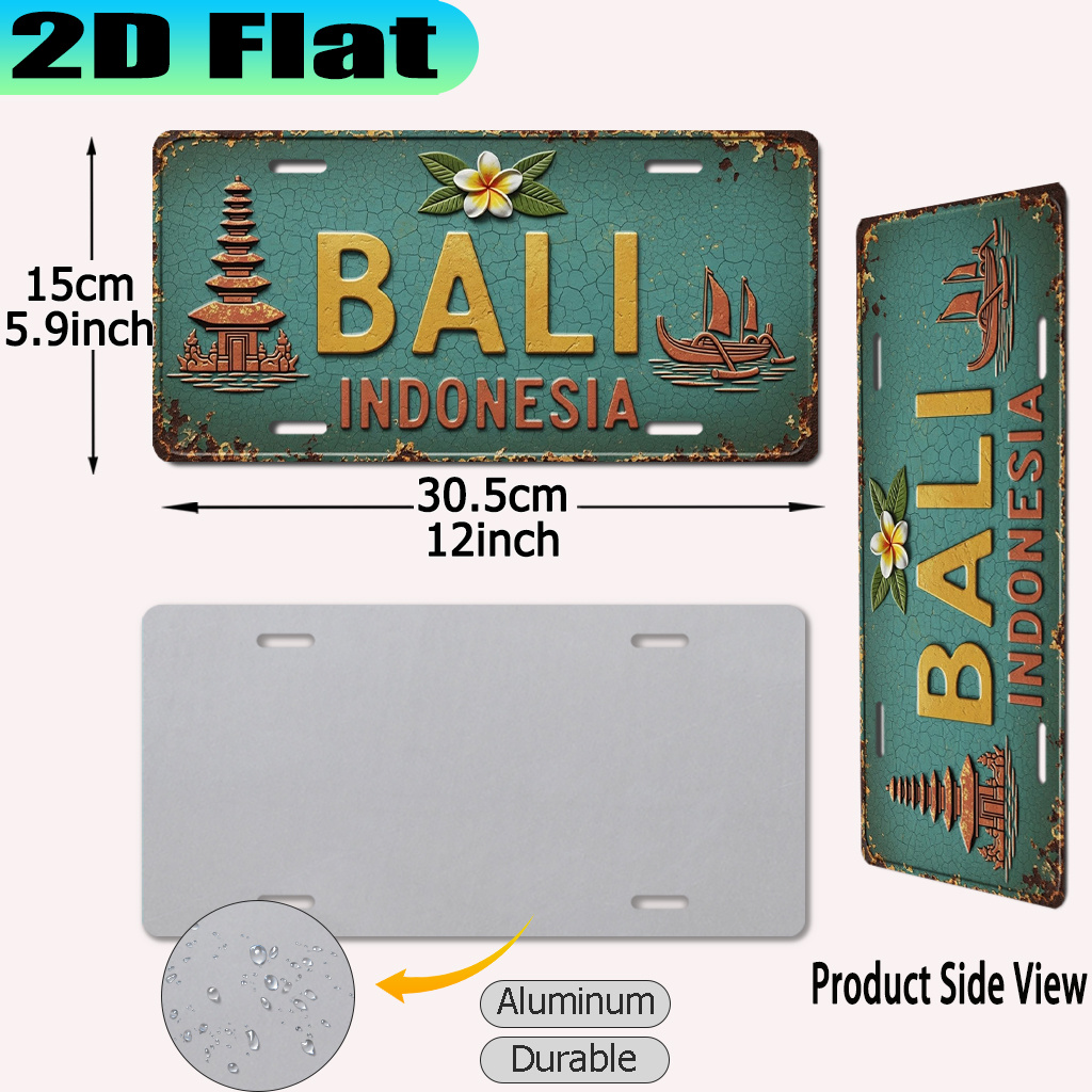 2D Flat Bali Indonesia Vintage - Badminton Indonesia ulasan dan harga