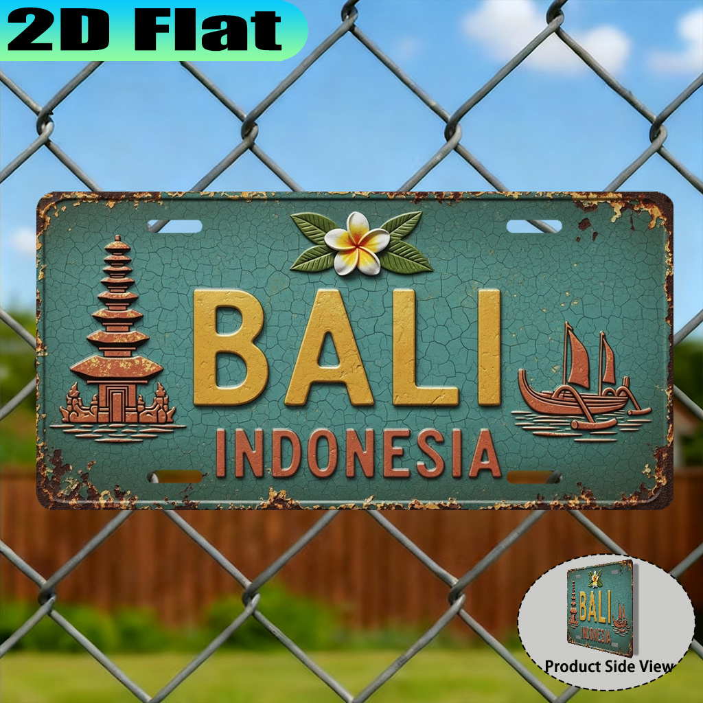 2D Flat Bali Indonesia Vintage - Badminton Indonesia ulasan dan harga