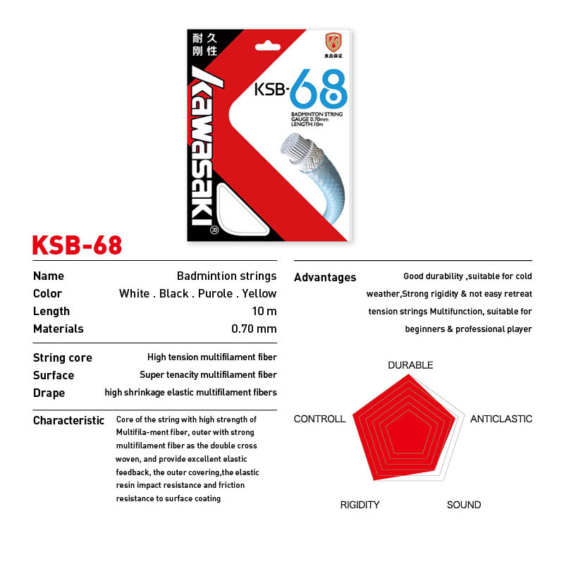 Kawasaki Professional Badminto - Badminton Yonex String ulasan dan harga