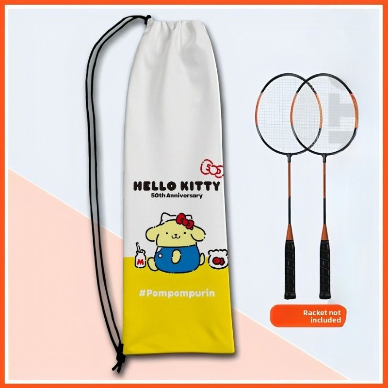 Cute Hello Kitty 50th Annivers - Racket Cover Bag ulasan dan harga
