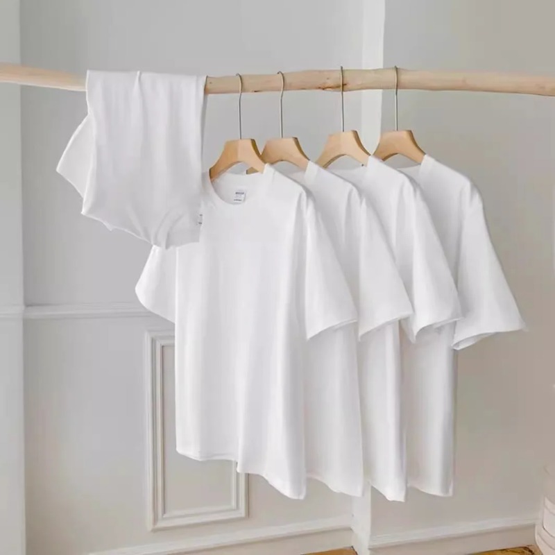 Mens Crew Neck T Shirt Minimal - Badminton Lovers ulasan dan harga