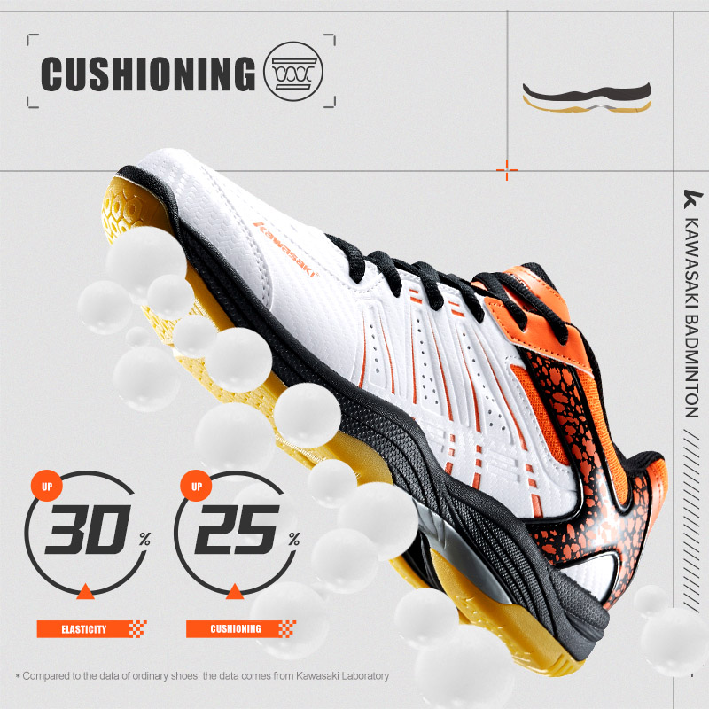 Kawasaki  Badminton Shoes Brea - Badminton Footwork ulasan dan harga